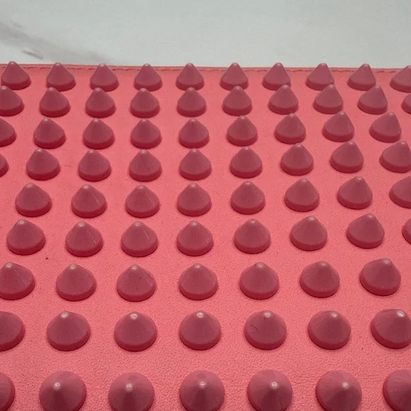 Christian Louboutin Studded Zip-Around Wallet - Pink - Picture 12 of 14